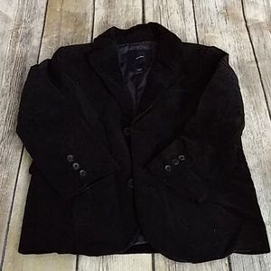 Baby Gap 5t Black velvet blazer
